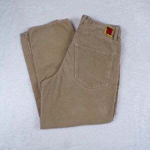 Empyre Corduroy Loose Baggy Pants Men Size 30  Beige Khaki Skater RN 116442